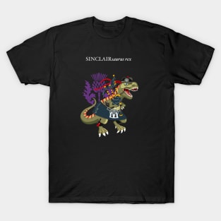 Clanosaurus Rex SINCLAINsaurus Rex clan Sinclair Family Tartan T-Shirt